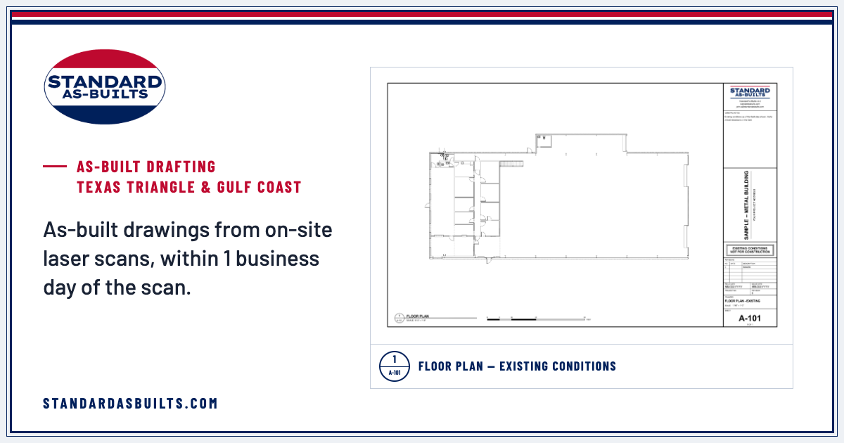 Standard As-Builts | As-Built Drawings in Houston